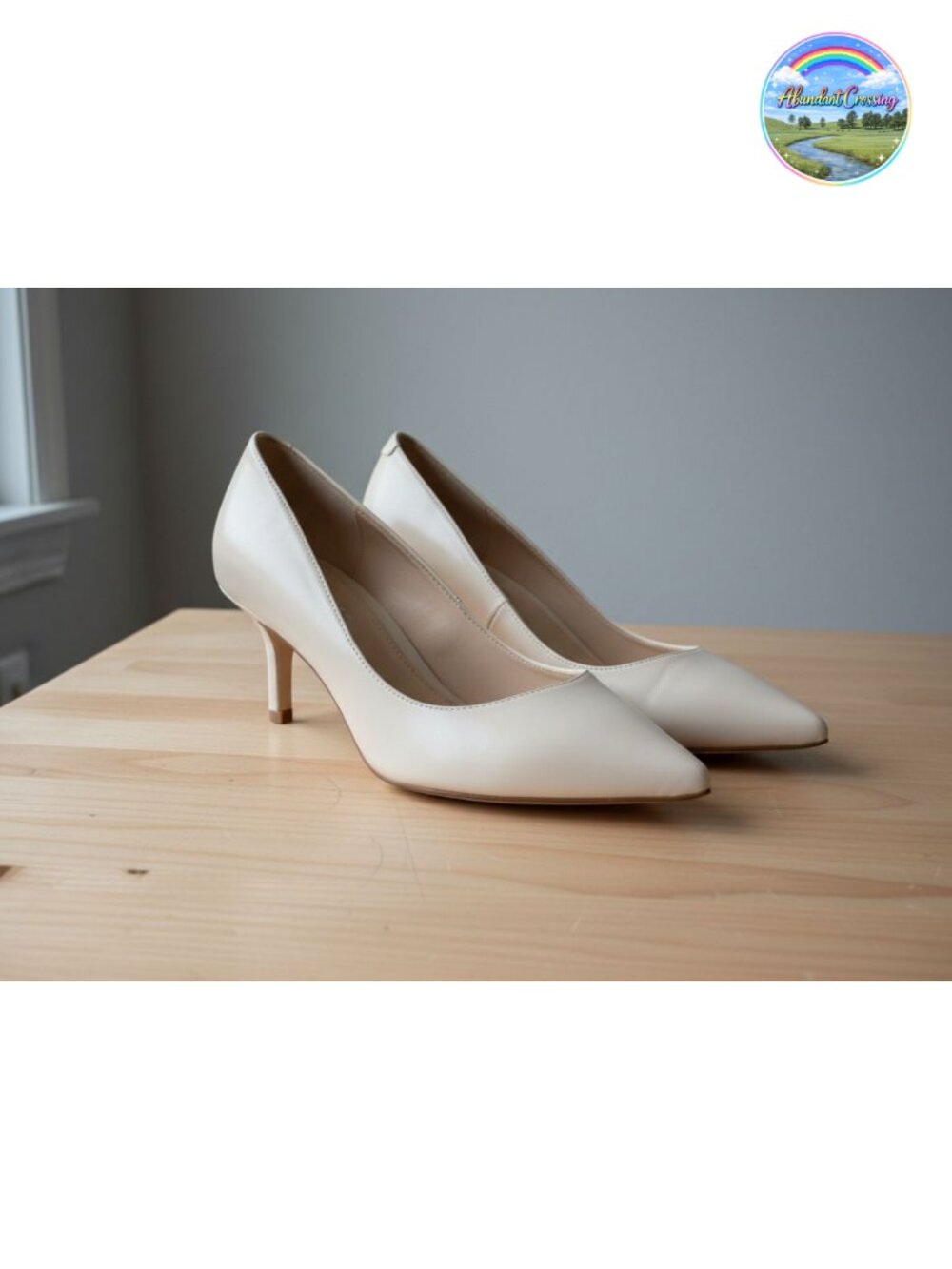 Marc Fisher Alola Pointed Toe Kitten Heel Slip On Dress Pump